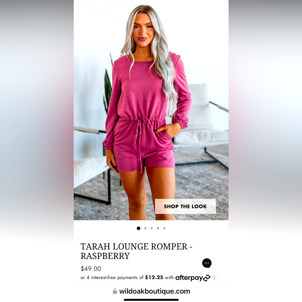 Long sleeve, shorts romper